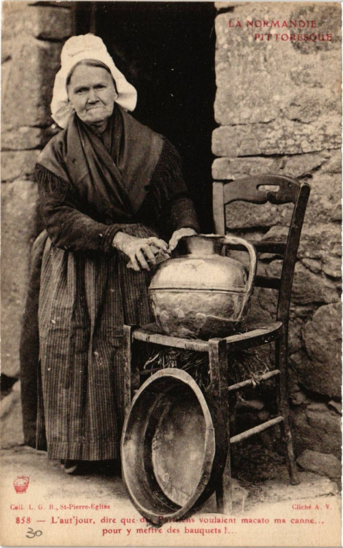 Carte postale ancienne La Normandie Pitt. L'aut'jour
