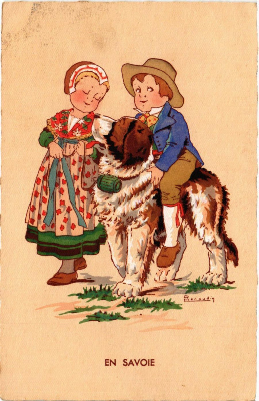 Carte postale ancienne En Savoie