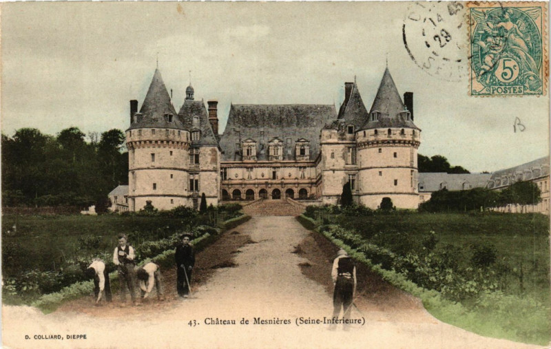 Carte postale ancienne Chateau de Mesnieres