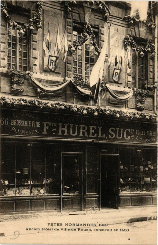 Carte postale ancienne Ancien Hotel de Ville de Rouen à Rouen