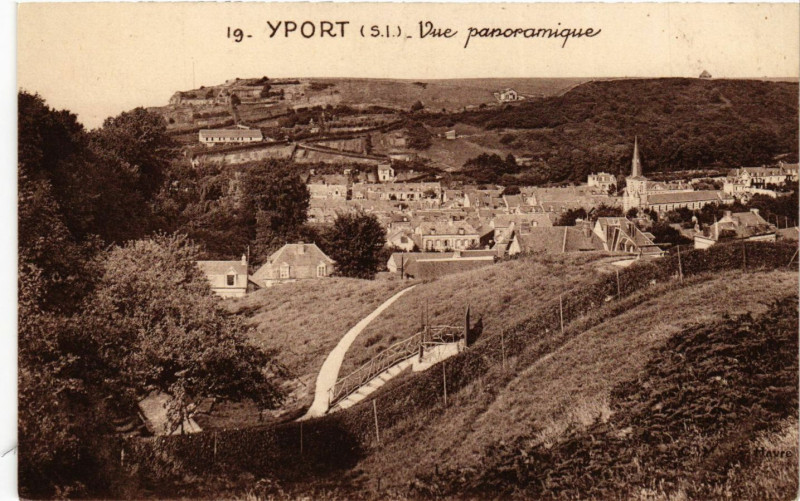 Carte postale ancienne Yport-Vue Panoramique à Yport
