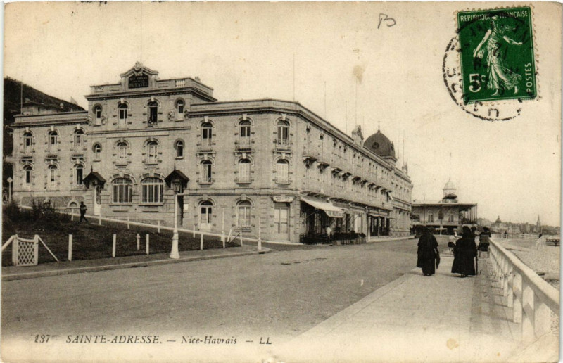 Carte postale ancienne Sainte-Adresse Nice-Havrais à Sainte-Adresse