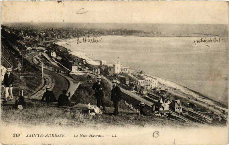 Carte postale ancienne Sainte-Adresse Le Nice-Havrais à Sainte-Adresse