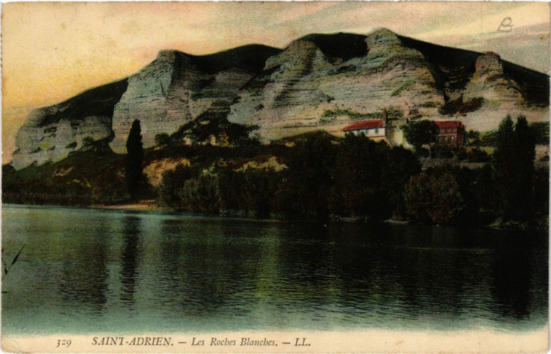 Carte postale ancienne Saint-Adrien Les Roches Blanches