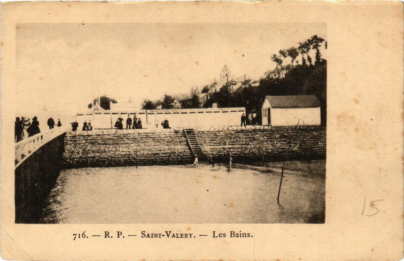Carte postale ancienne Saint-Valery-Les Bains à Ry