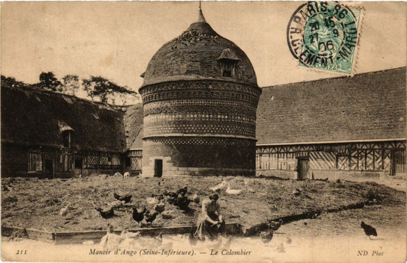 Carte postale ancienne Manoir d'Ango Le Colombier