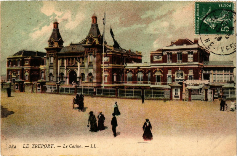 Carte postale ancienne Le Treport-Le Casino au Tréport