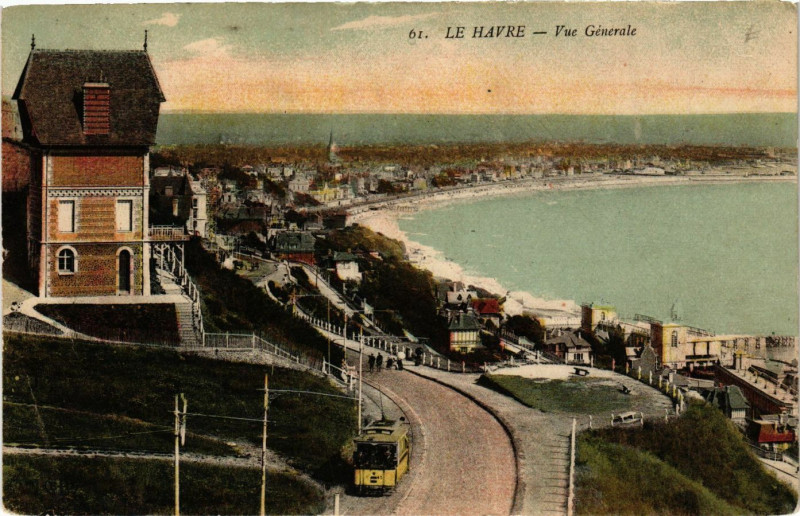 Carte postale ancienne Le Havre-Vue générale au Havre