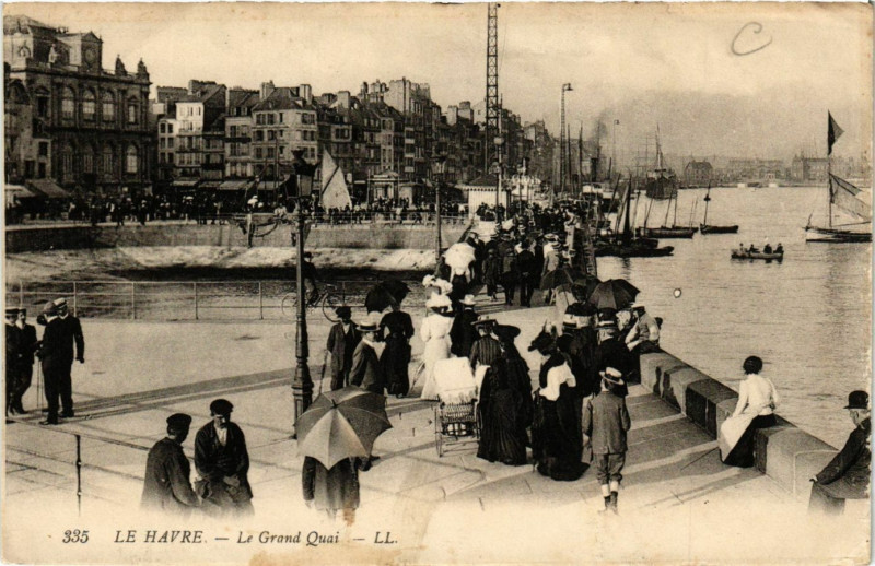 Carte postale ancienne Le Havre-Le Grand Quai au Havre