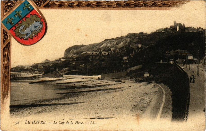 Carte postale ancienne Le Havre-Le Cap de la Heve au Havre
