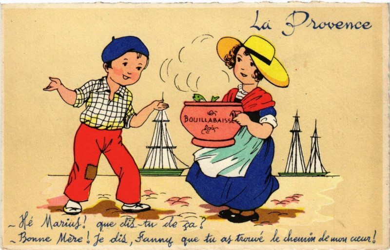 Carte postale ancienne La Provence
