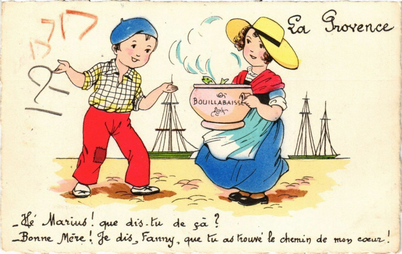 Carte postale ancienne La Provence