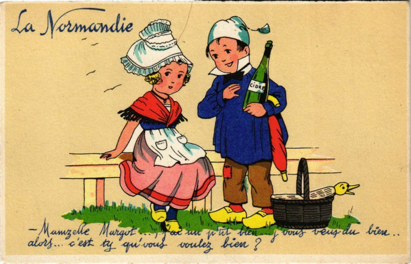 Carte postale ancienne La Normandie
