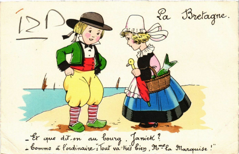 Carte postale ancienne La Bretagne