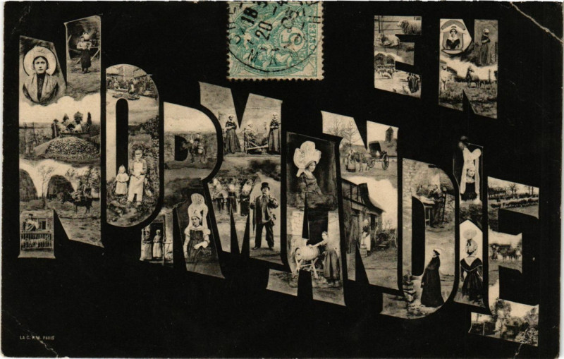 Carte postale ancienne En Normandie