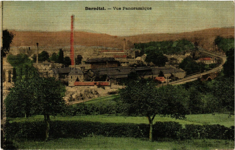 Carte postale ancienne Darnetal-Vue Panoramique à Darnétal