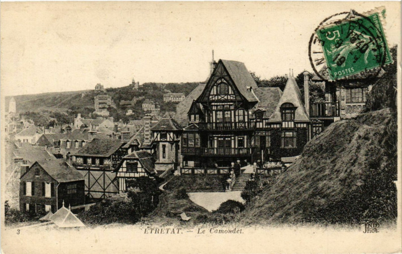 Carte postale ancienne Etretat-Le Camondet à Étretat