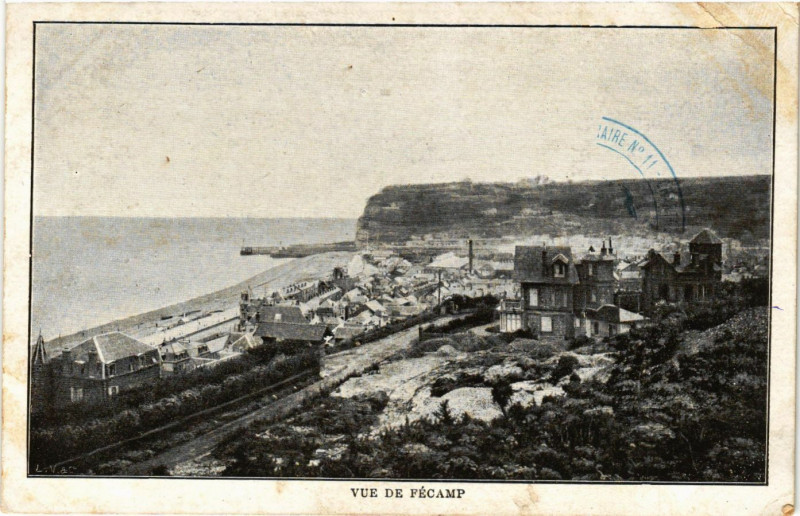 Carte postale ancienne Vue de Fecamp à Fécamp