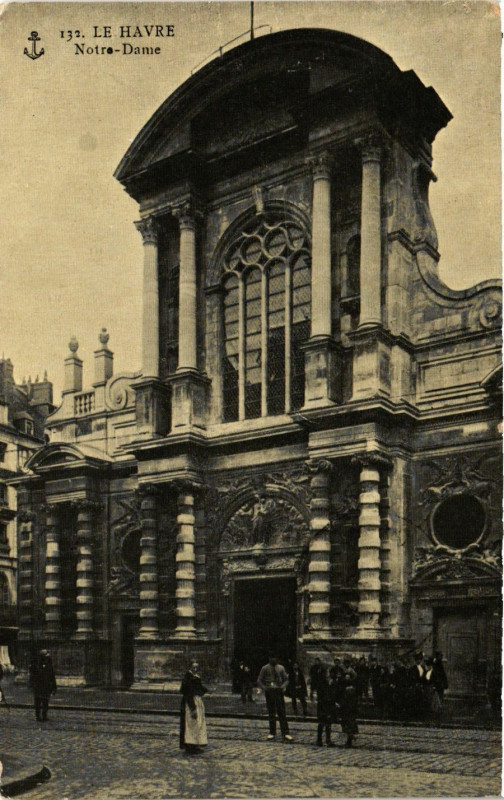 Carte postale ancienne Le Havre-Notre Dame au Havre