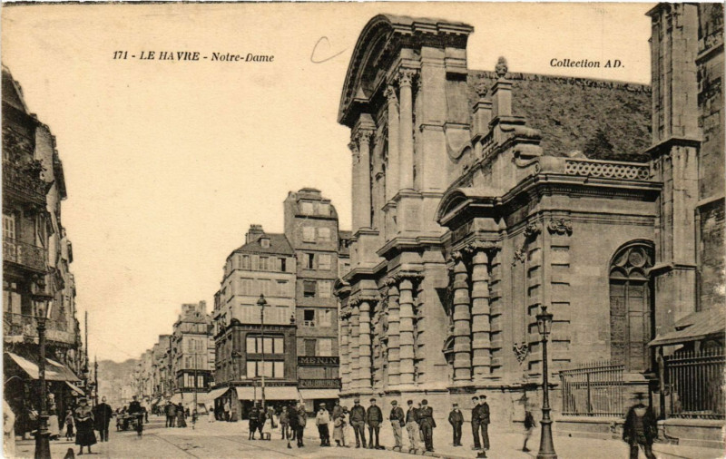 Carte postale ancienne Le Havre-Notre Dame au Havre