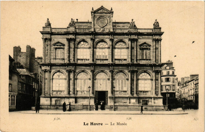 Carte postale ancienne Le Havre-Le Musée au Havre