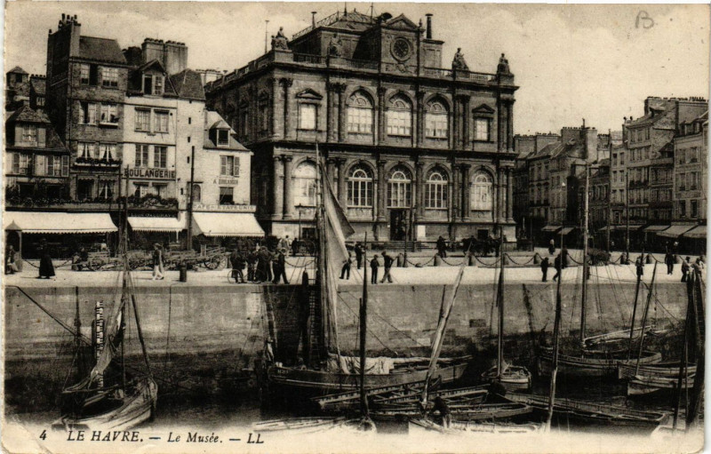 Carte postale ancienne Le Havre-Le Musée au Havre
