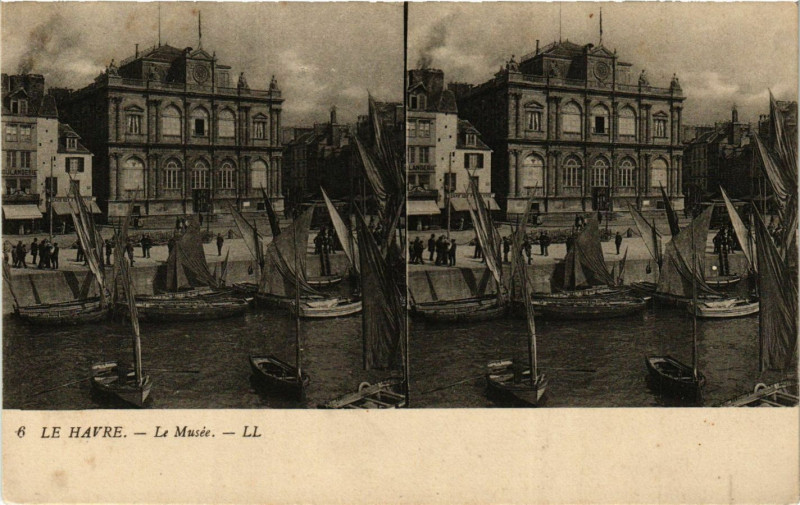 Carte postale ancienne Le Havre-Le Musée au Havre