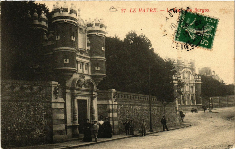 Carte postale ancienne Le Havre-Burgos au Havre