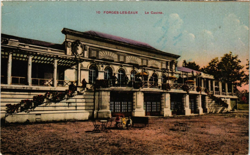 Carte postale ancienne Forges-les-Eaux Le Casino à Forges-les-Eaux