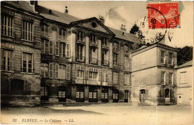 Carte postale ancienne Elbeuf-Le Chateau à Elbeuf