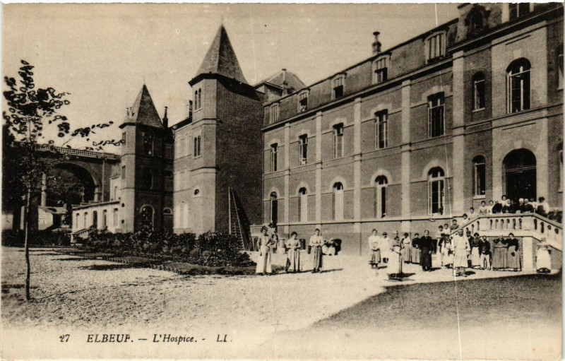 Carte postale ancienne Elbeuf-L'Hospice à Elbeuf