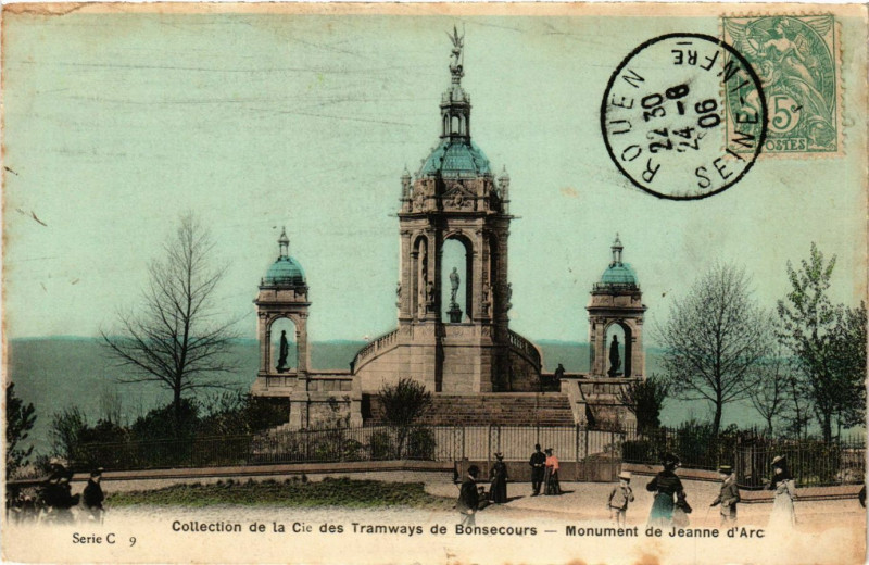 Carte postale ancienne Collection de la Cie des Tramways de Bon-Secours