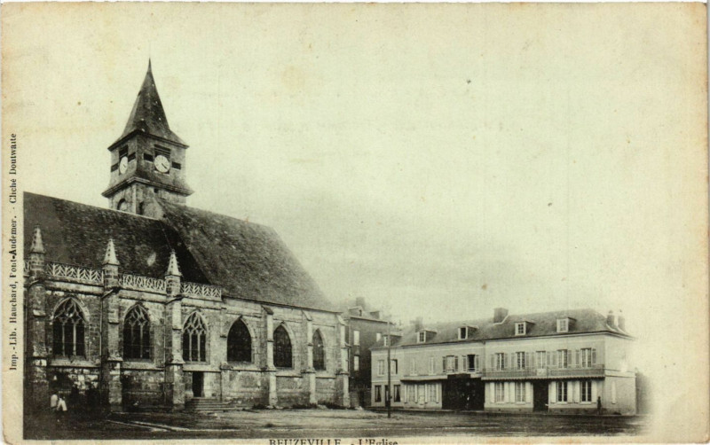 Carte postale ancienne Beuzeville-L'Eglise à Eu