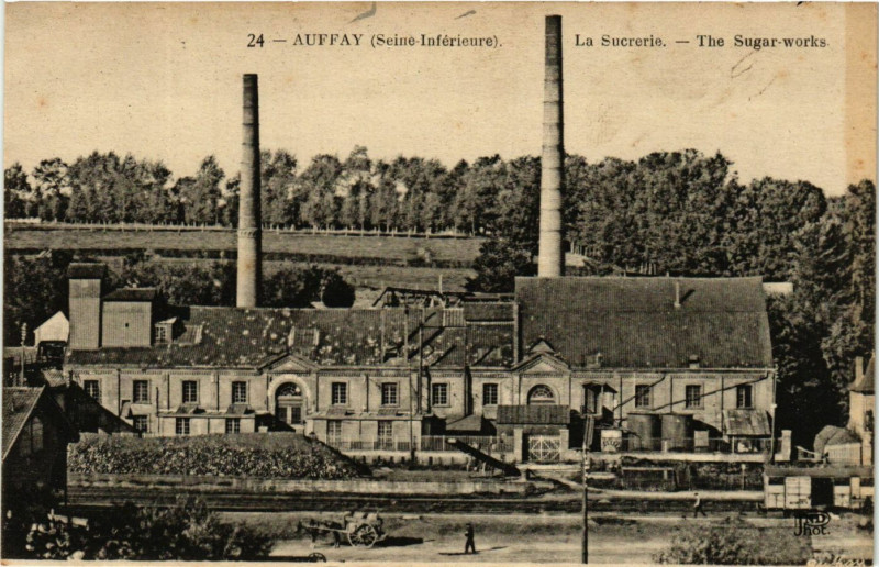 Carte postale ancienne Auffay-La Sucrerie