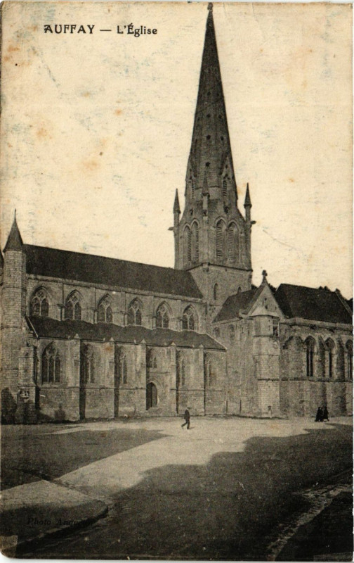 Carte postale ancienne Auffay-L'Eglise