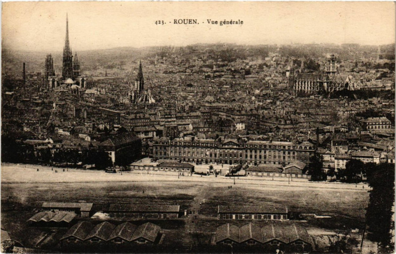 Carte postale ancienne Rouen-Vue générale à Rouen