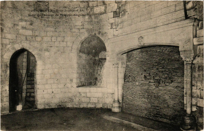 Carte postale ancienne Rouen-Tour Jeanne d'Arc à Rouen