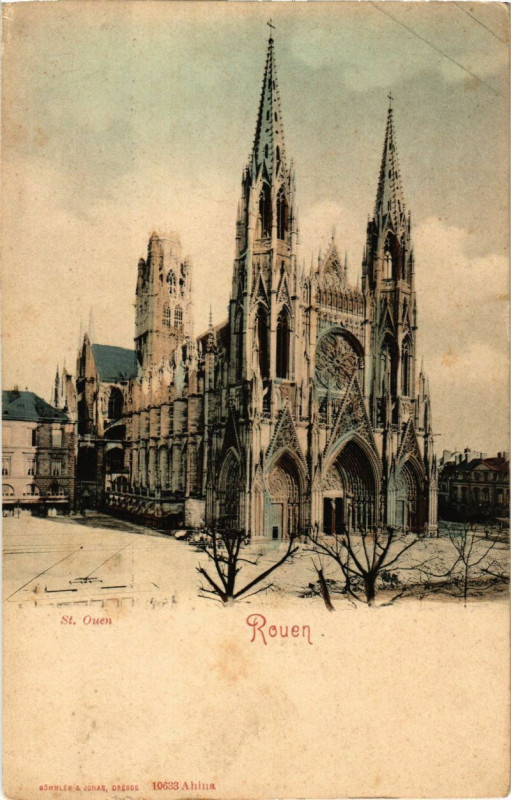 Carte postale ancienne Rouen-St Ouen à Rouen