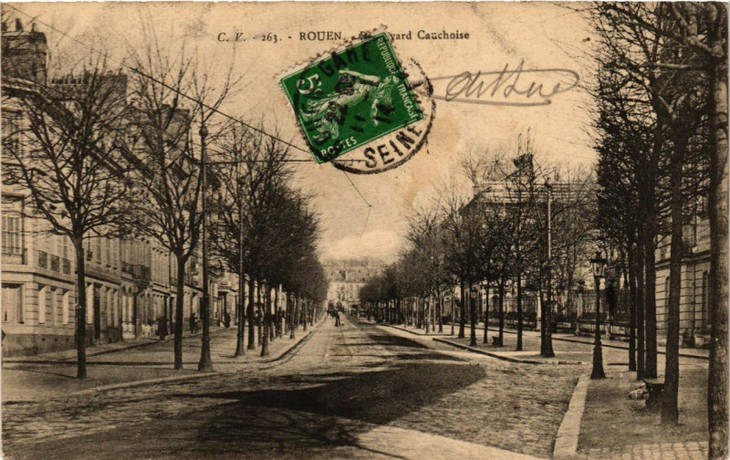 Carte postale ancienne Rouen-Cauchoise à Rouen
