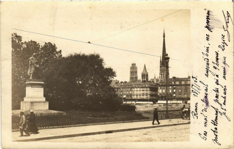 Carte postale ancienne Rouen à Rouen