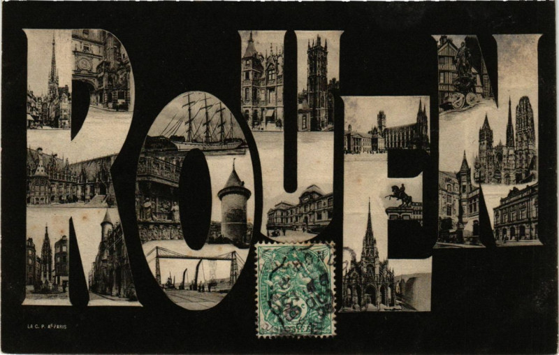 Carte postale ancienne Rouen à Rouen