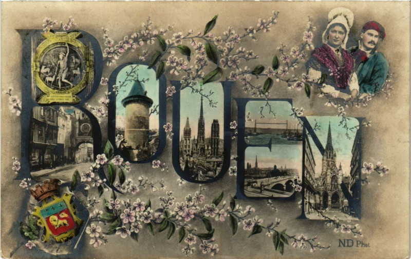 Carte postale ancienne Rouen à Rouen