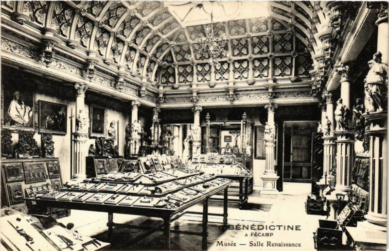 Carte postale ancienne La Benedictine a Fecamp-Musée-Salle Renaissance