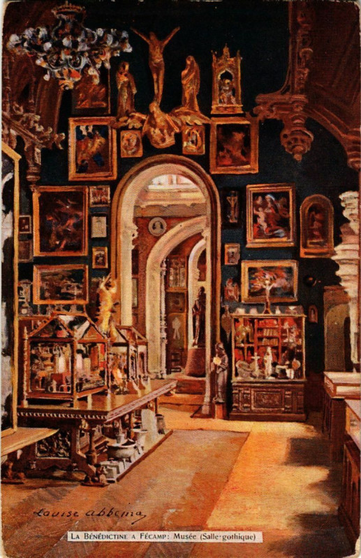 Carte postale ancienne La Benedictine a Fecamp-Musée