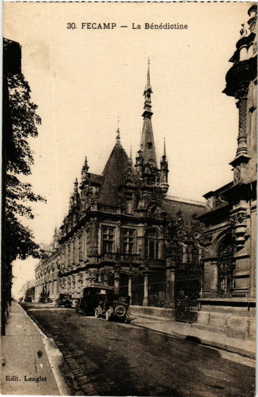 Carte postale ancienne Fecamp-La Benedictine à Fécamp