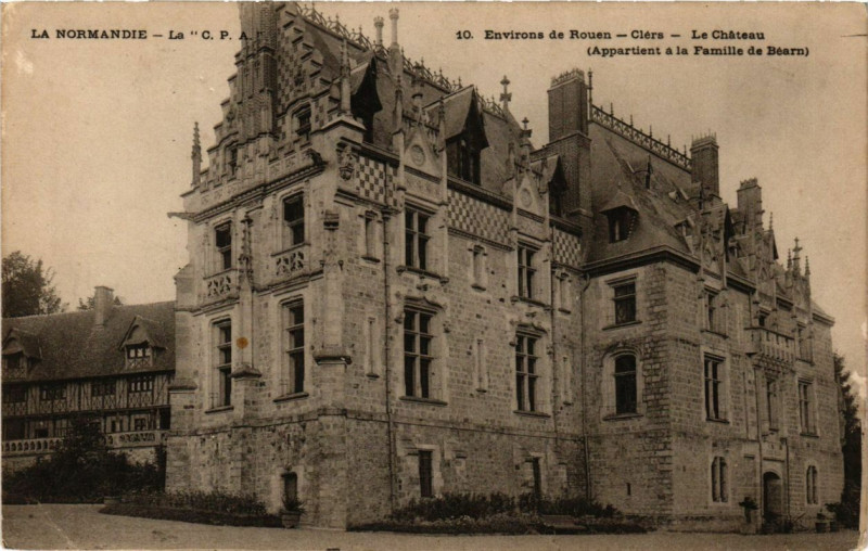 Carte postale ancienne Env. de Rouen-Clers-Le Chateau à Rouen