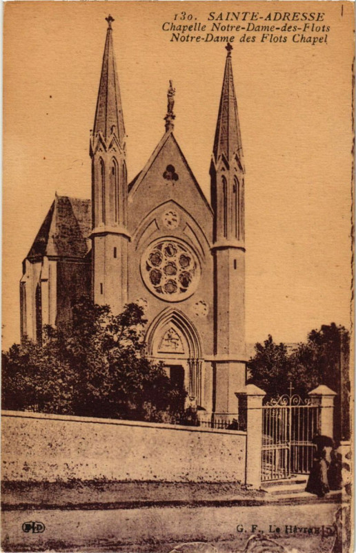 Carte postale ancienne Sainte-Adresse - N.D.des-Flots à Sainte-Adresse