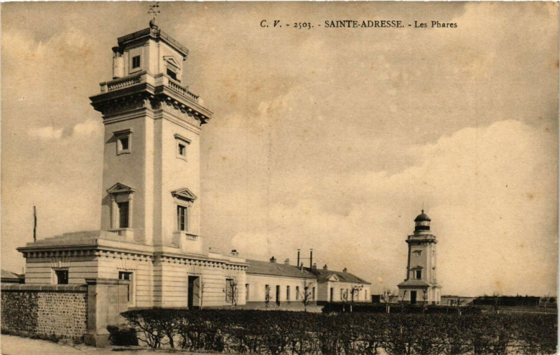 Carte postale ancienne Sainte-Adresse - Les Phares à Sainte-Adresse