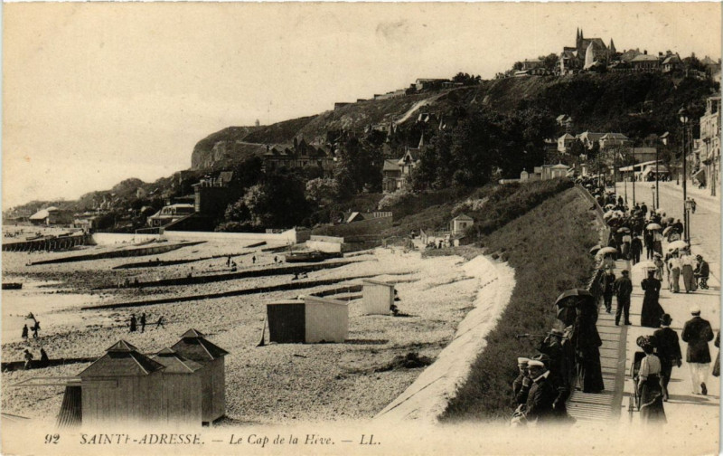 Carte postale ancienne Sainte-Adresse - Le Cap de la Heve à Sainte-Adresse