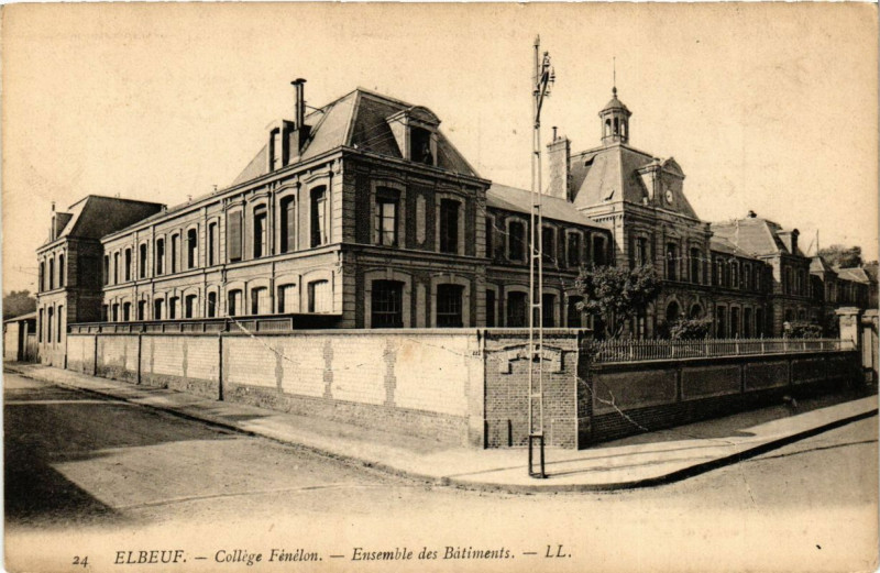 Carte postale ancienne Elbeuf - College Feneon - Ensembée des Batiments à Elbeuf